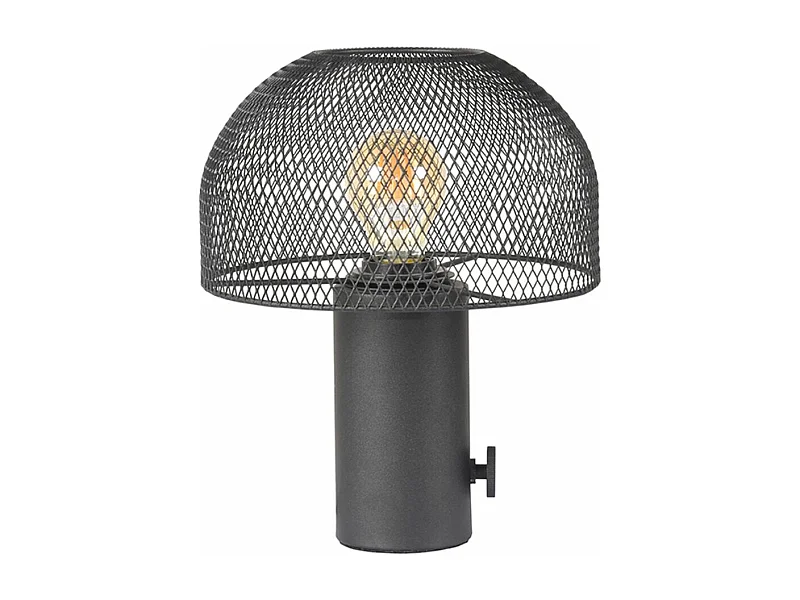 - Tafellamp Fungo - Zwart - Metaal - 23x23x29 cm