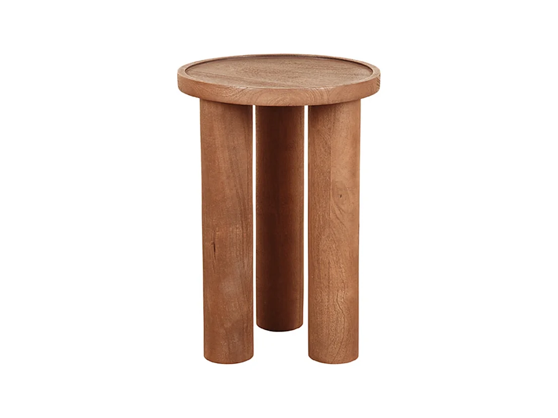 Table d'appoint Elly - Nature - Bois de manguier - 42 cm
