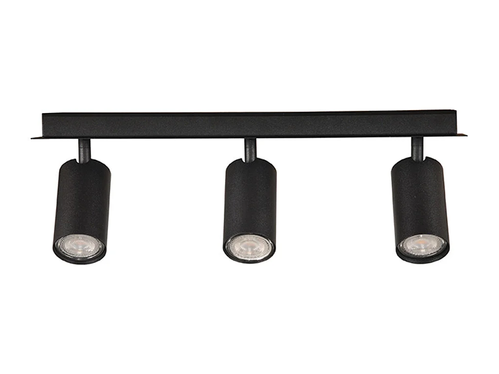 Spot Ferroli 3-lichts 45x15x15 cm - Zwart - Metaal