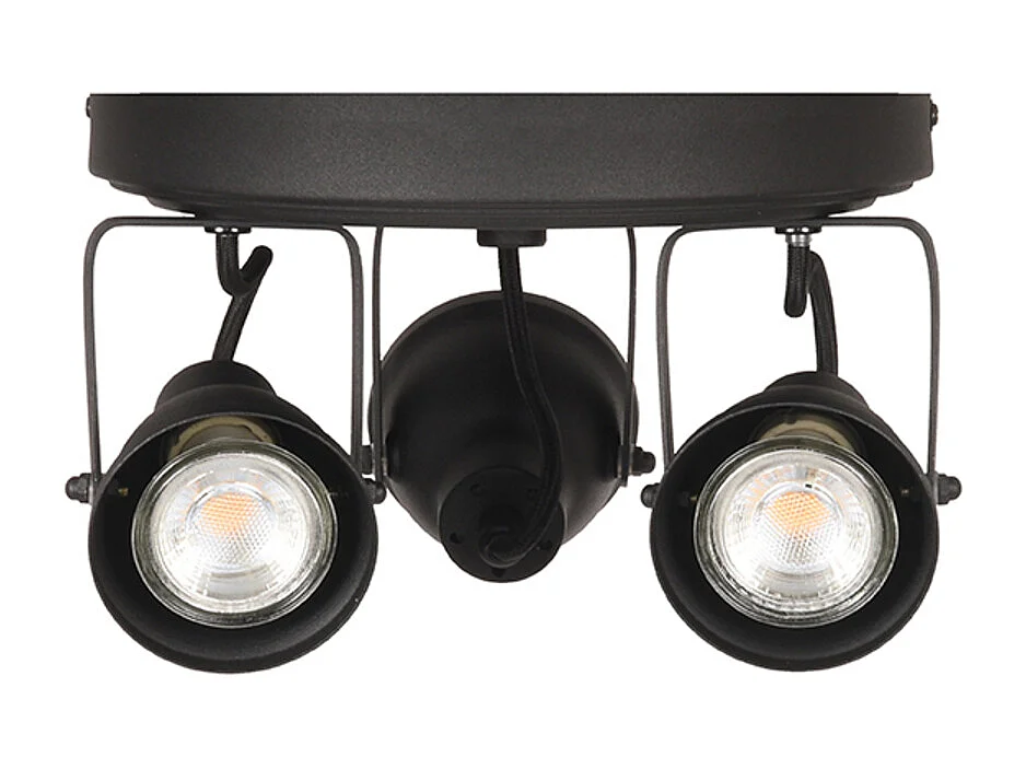 Spot Max led - Zwart - Metaal - 3 Lichts
