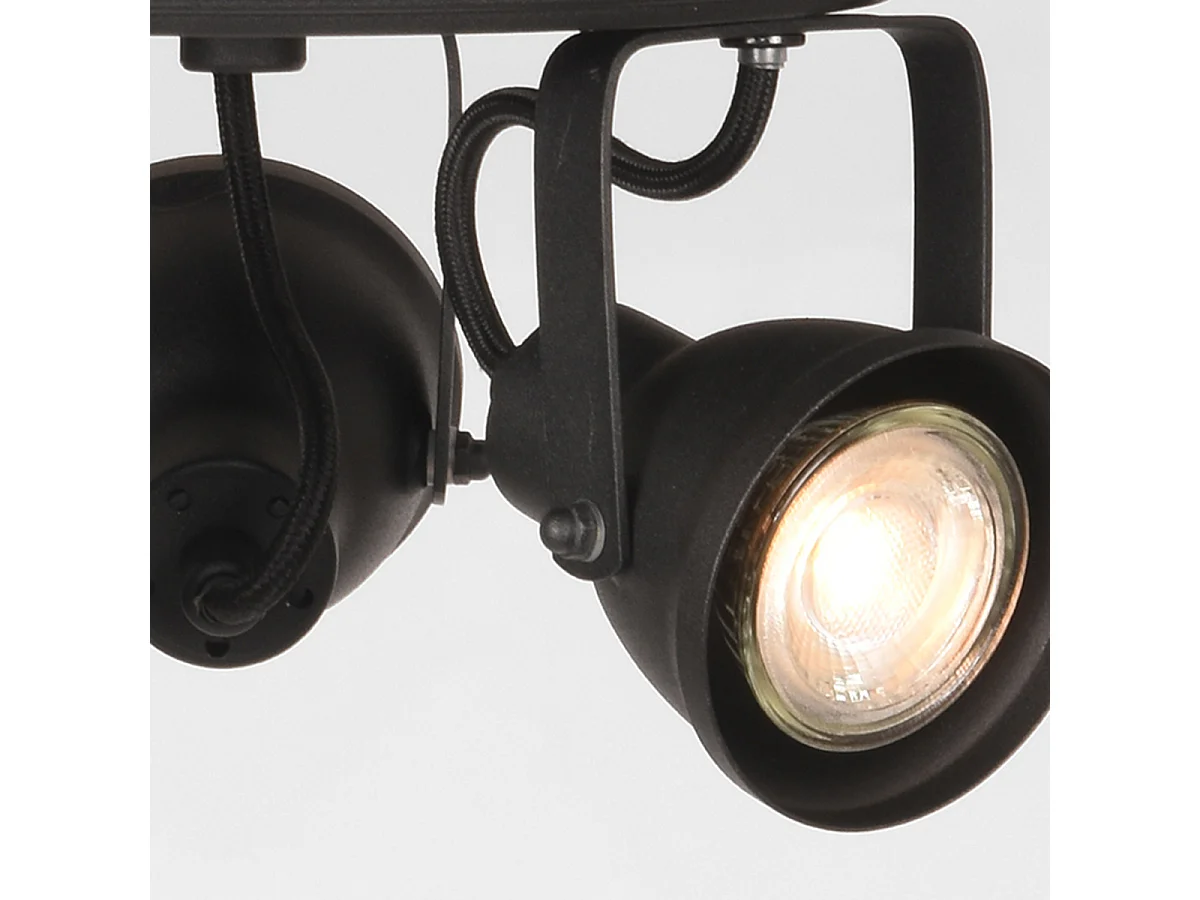 Spot Max led - Zwart - Metaal - 3 Lichts