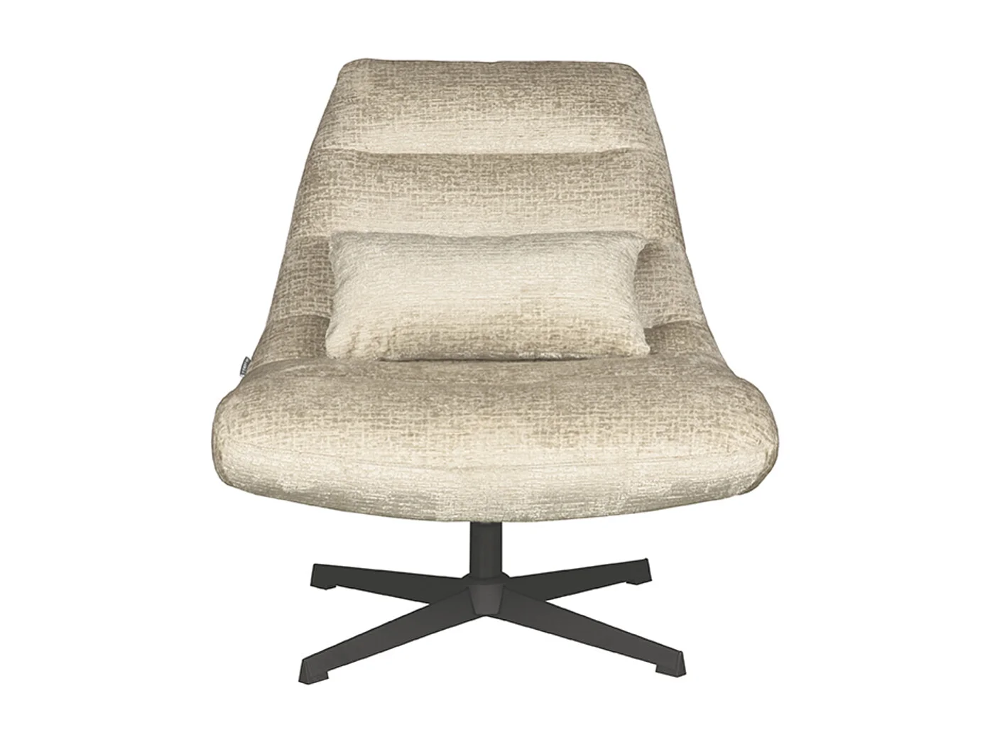 Fauteuil Nox - Beige - Élégance - 62 x 77 cm