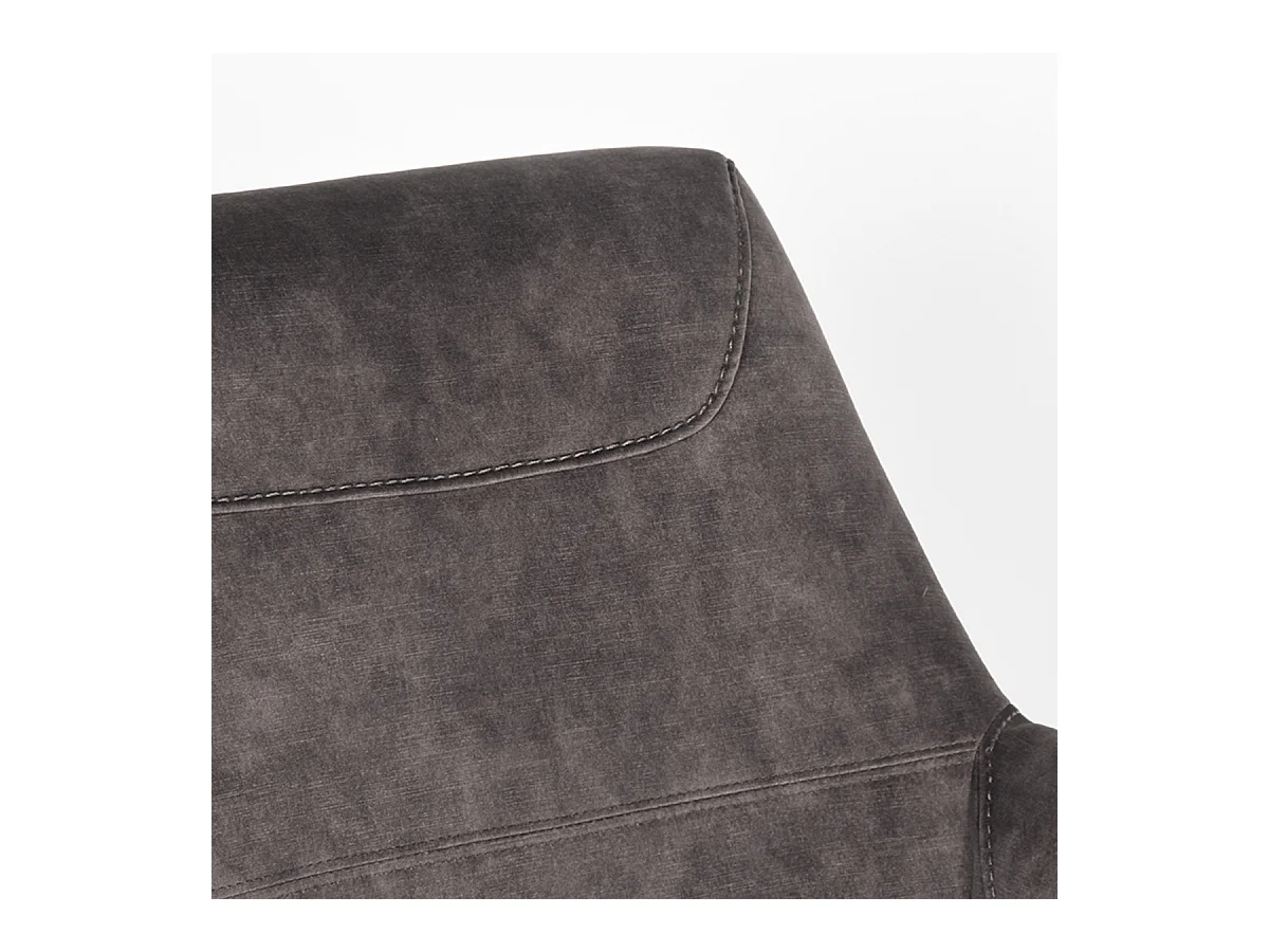 Sillón Toby - Antracita - Terciopelo