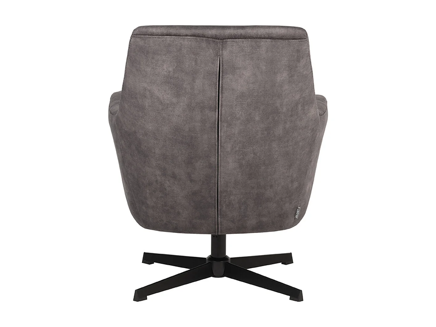 Fauteuil Toby - Antraciet - Velours