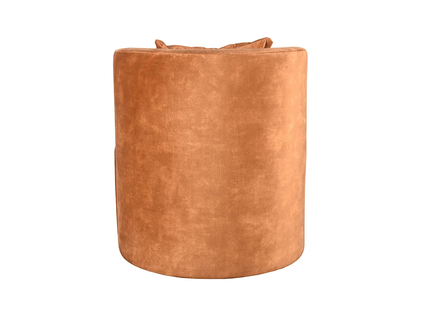 Fauteuil Evy 65x65x75 cm - Ocre - Velours