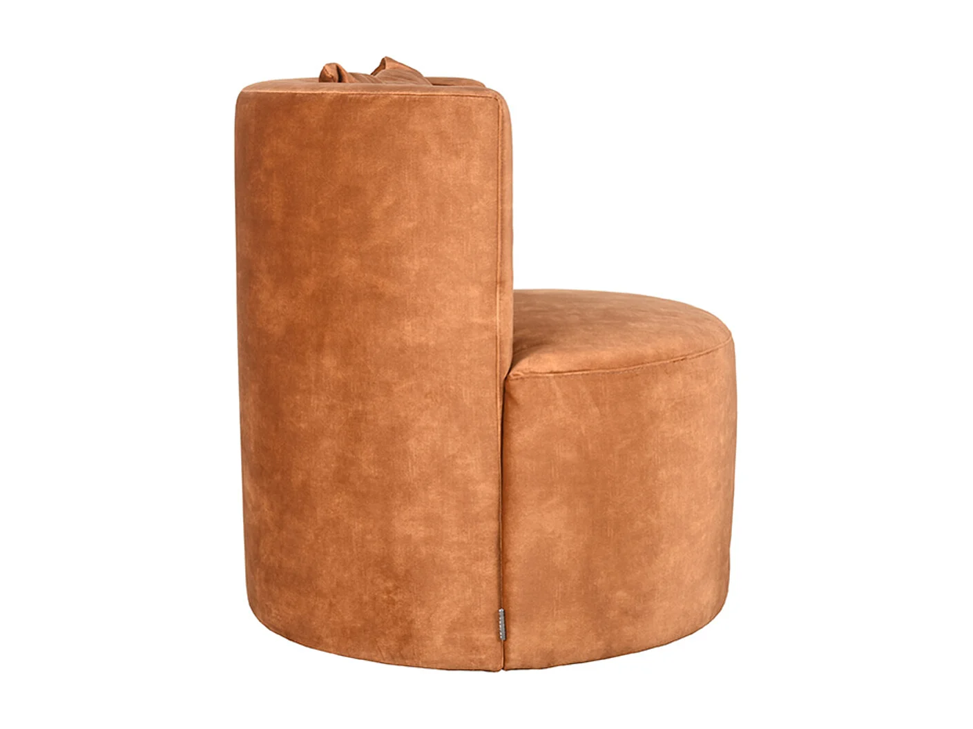 Fauteuil Evy 65x65x75 cm - Oker - Velours