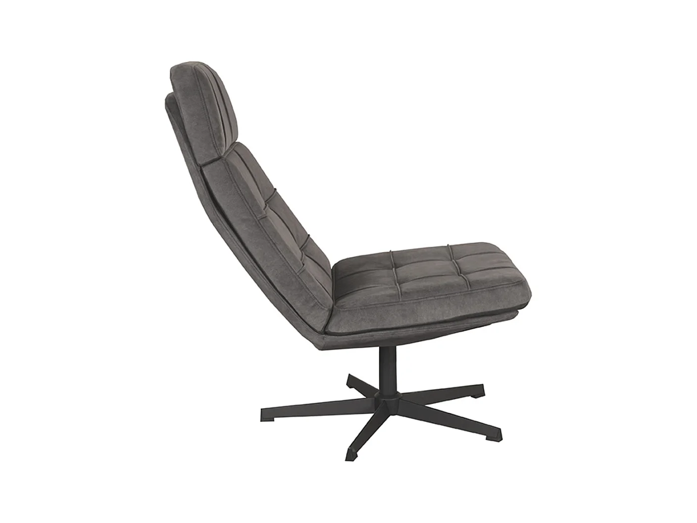 Sillón Alvar - Antracita - Cosmo - 57x53x83 cm