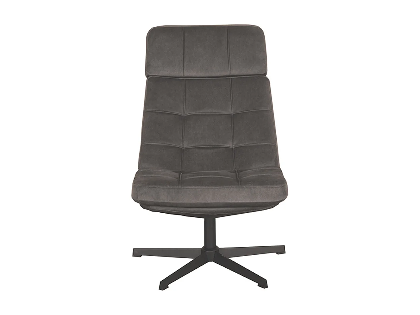 Fauteuil Alvar - Anthracite - Cosmo - 57x53x83 cm