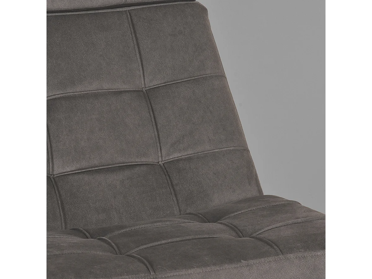 Fauteuil Alvar - Anthracite - Cosmo - 57x53x83 cm