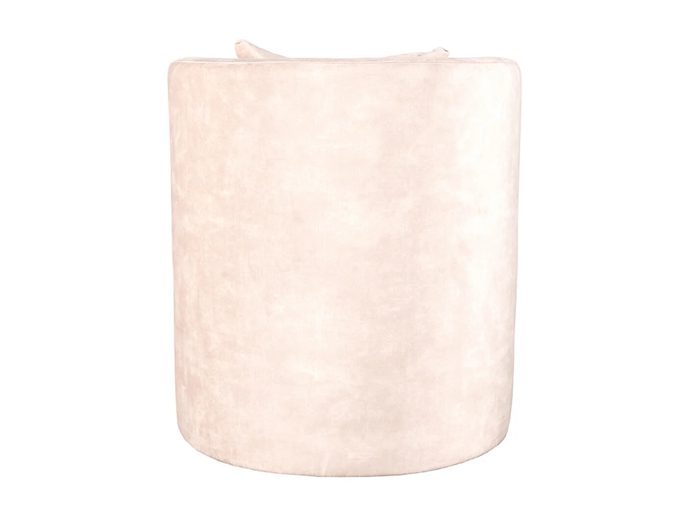 Fauteuil Evy 65x65x75 cm - Naturel - Velours