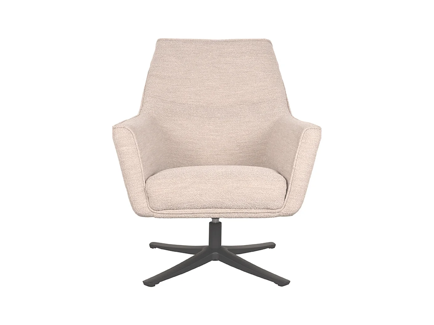 Fauteuil Tod - Naturel - Boucle
