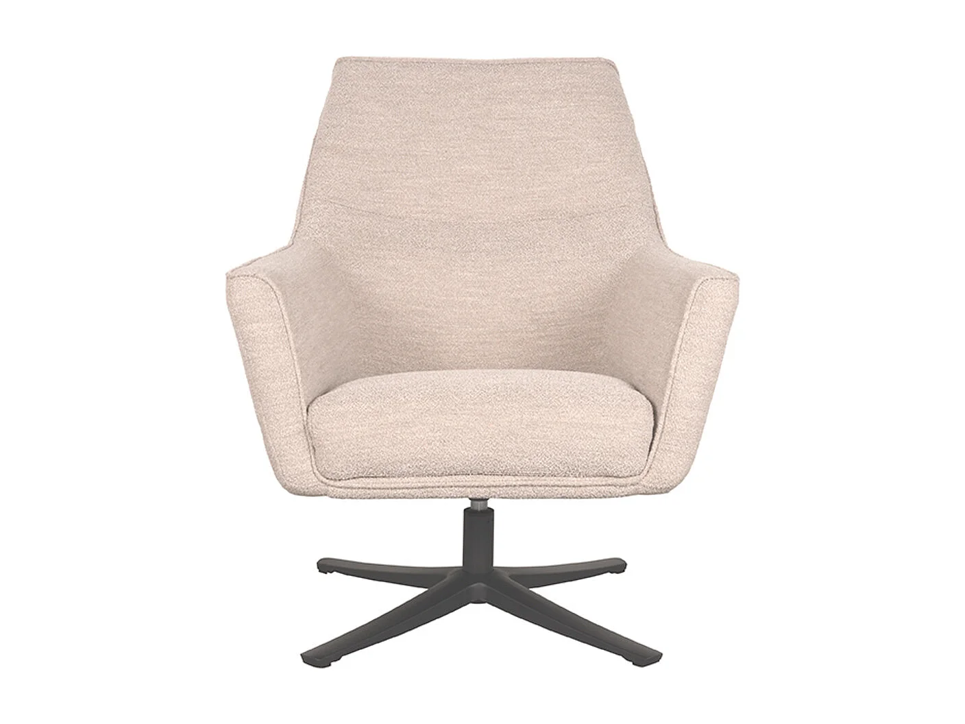 Fauteuil Tod - Naturel - Boucle