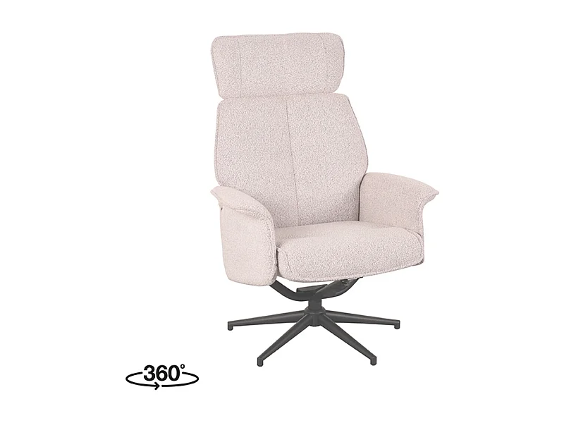 Fauteuil Verdal - Naturel - Boucle