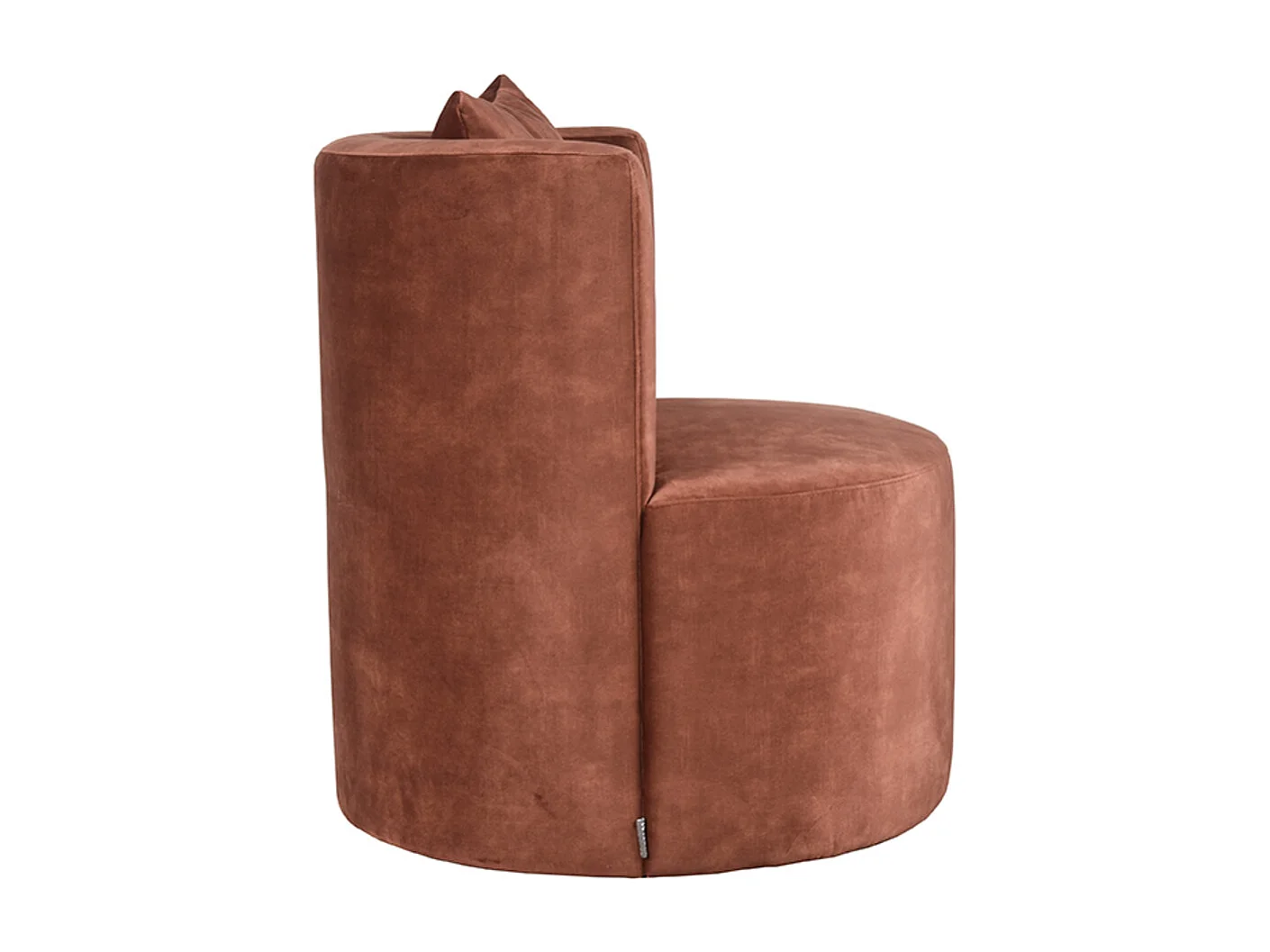 Fauteuil Evy 65x65x75 cm - Rust - Velours