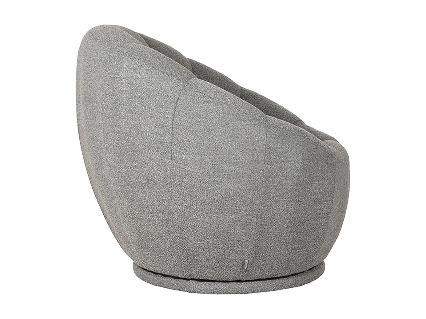 Fauteuil Crown - Gris - Boucle