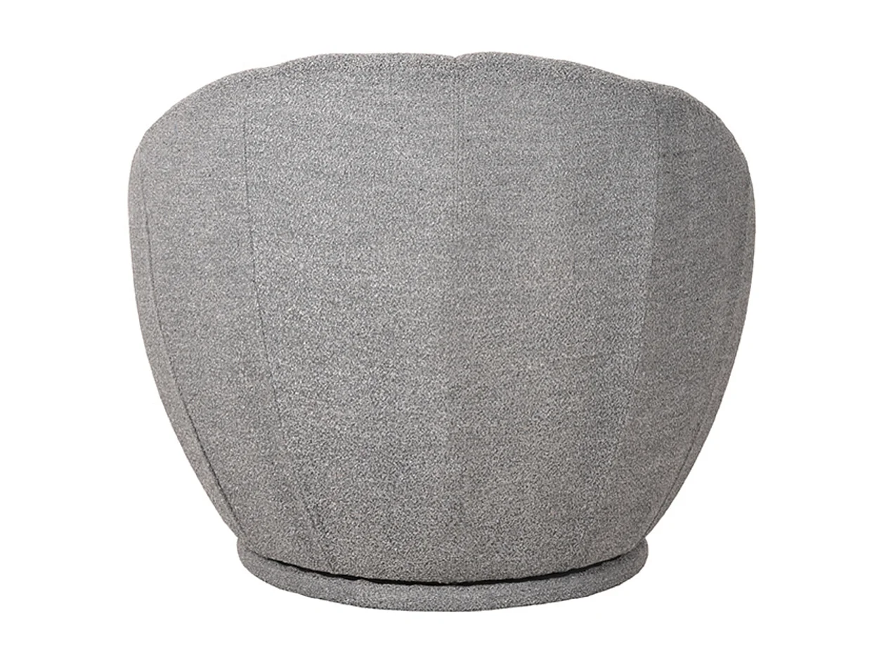 Fauteuil Crown - Gris - Boucle