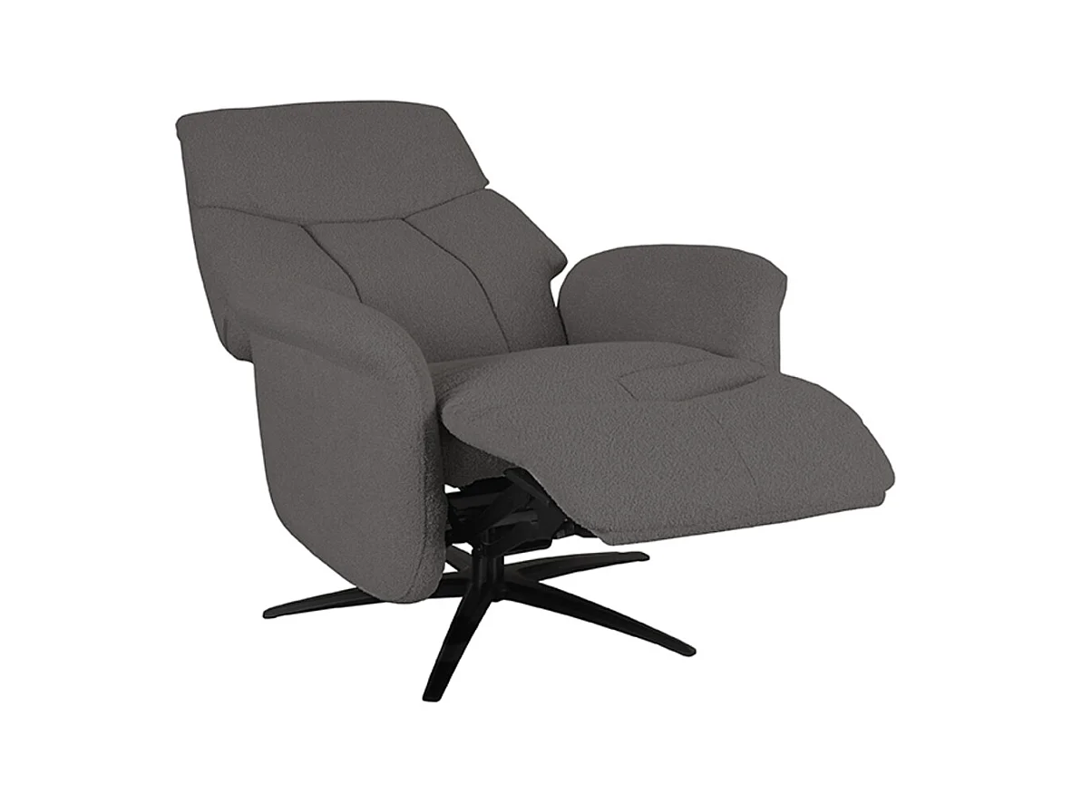 Fauteuil Oslo - Antraciet - Cosmo - Elektrisch - 87x79x112 cm