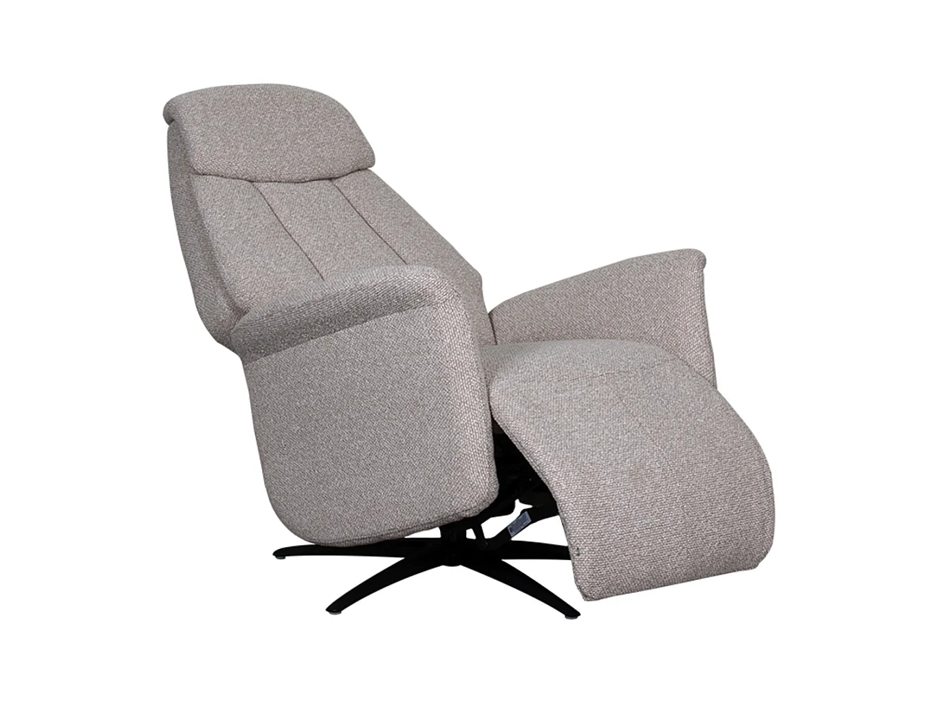 Fauteuil Oslo - Naturel - Boucle - Elektrisch - 87x79x112 cm