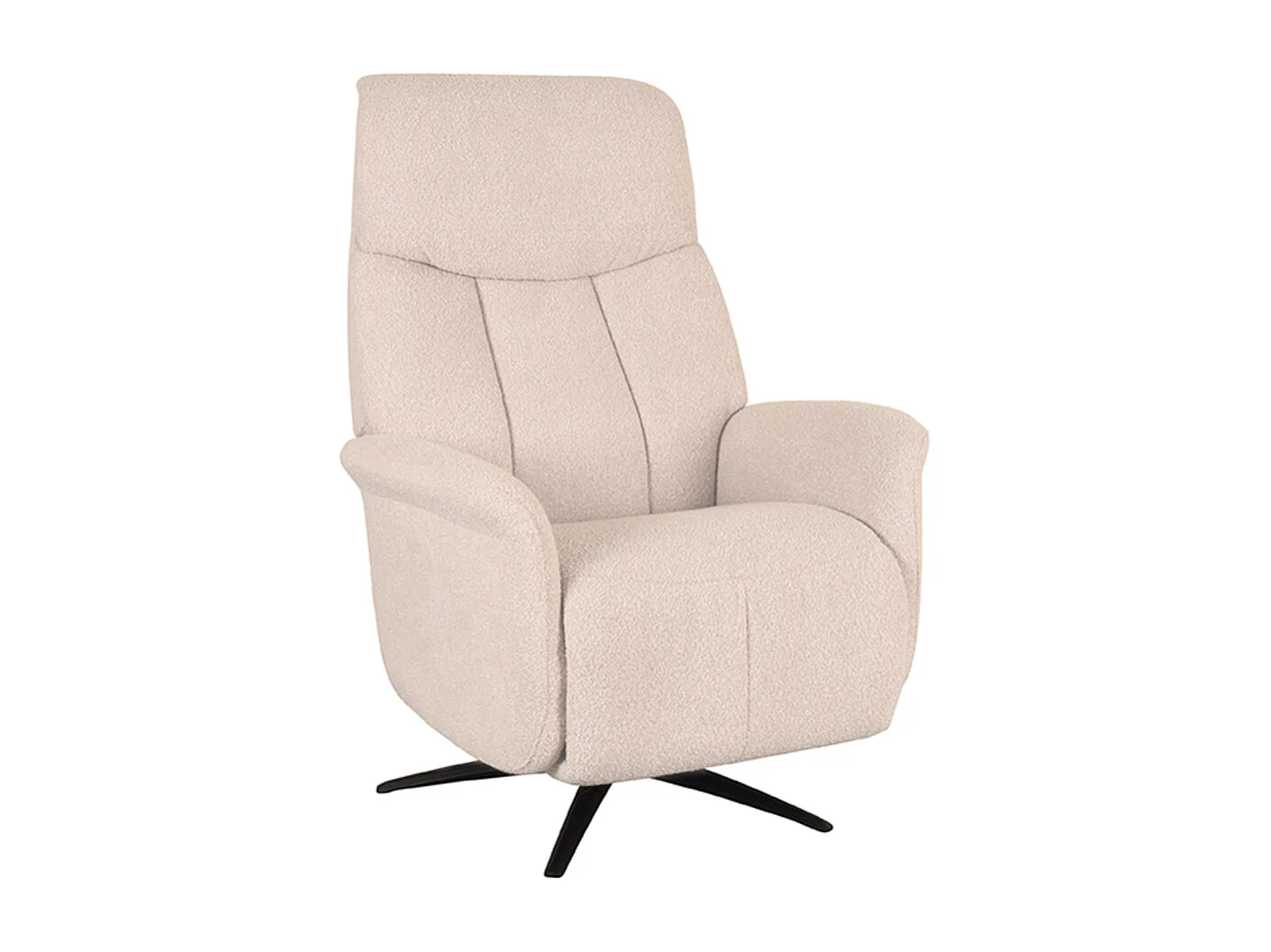 Fauteuil Oslo - Naturel - Boucle - Électrique - 87x79x112 cm