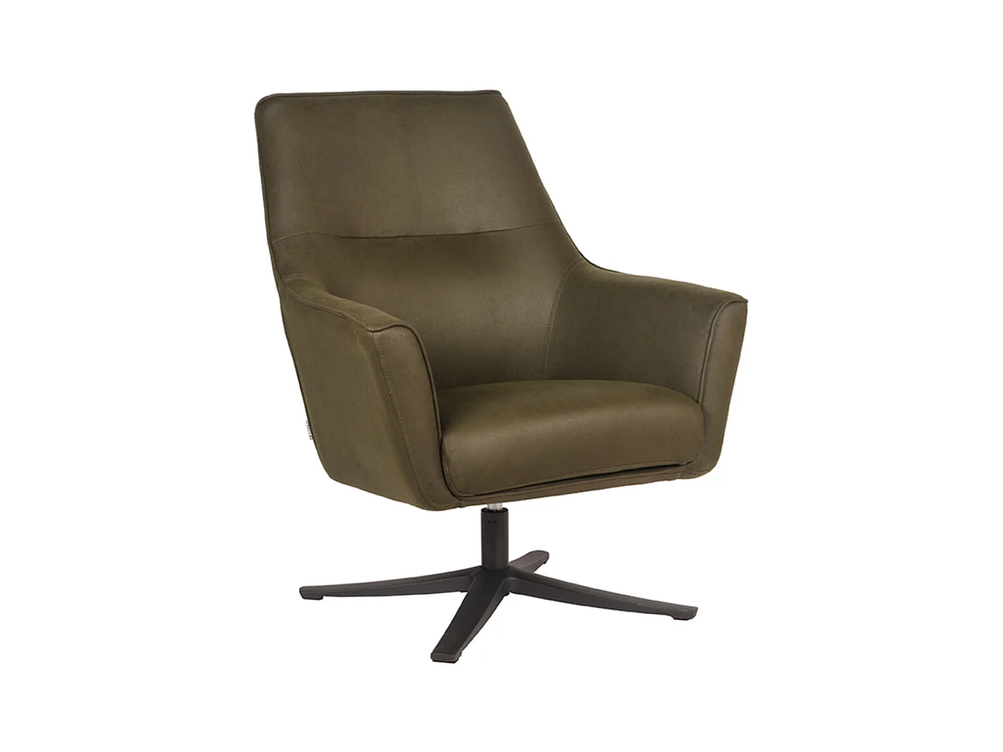 Fauteuil Tod - Vert kaki - Microfibre