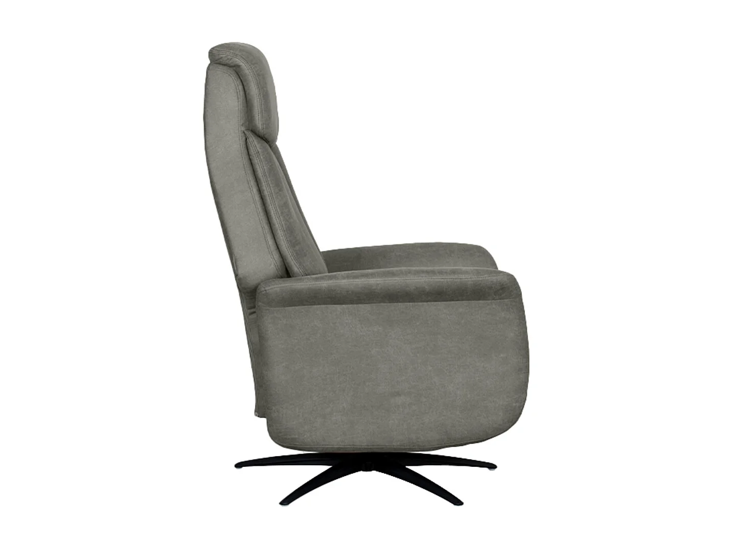 Fauteuil Oslo - Taupe - Micro Suede - Électrique - 87x79x112 cm