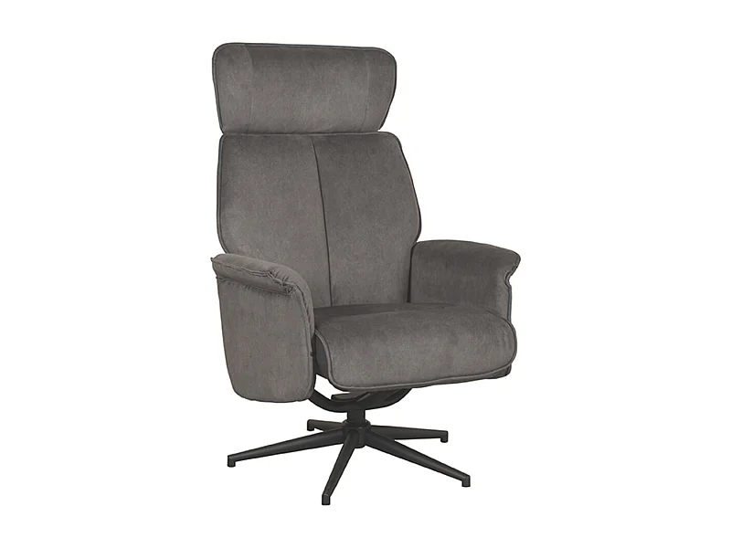 Fauteuil Verdal - Antraciet - Cosmo - 79x77x109 cm