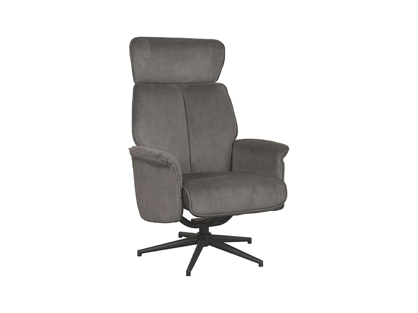 Fauteuil Verdal - Anthracite - Cosmo - 79x77x109 cm
