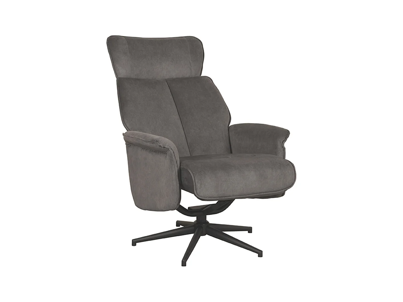 Fauteuil Verdal - Anthracite - Cosmo - 79x77x109 cm