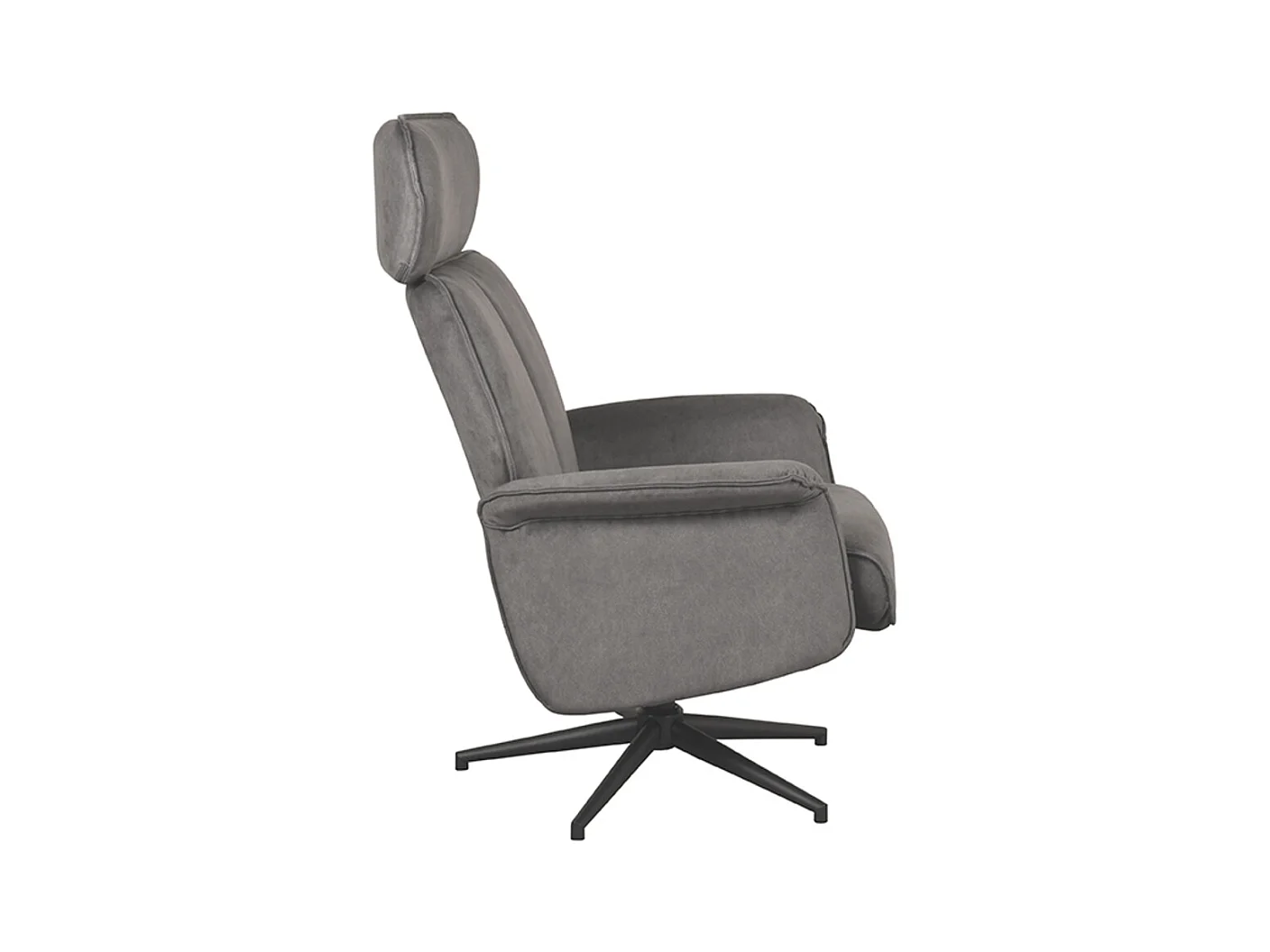 Fauteuil Verdal - Anthracite - Cosmo - 79x77x109 cm