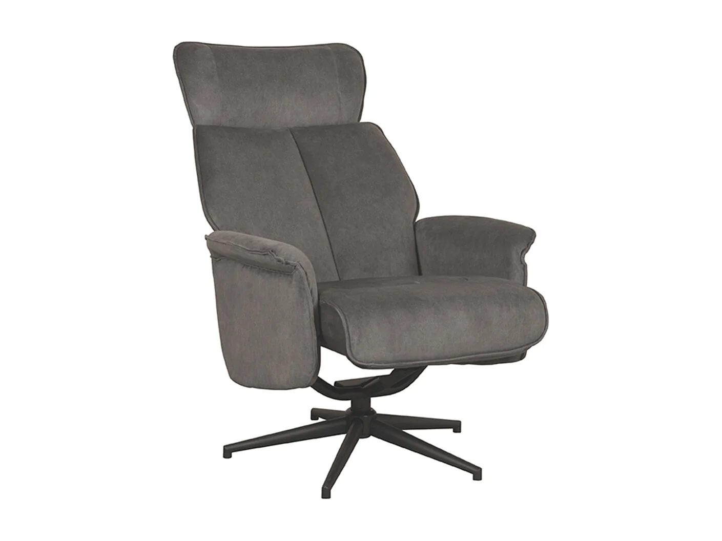 Fauteuil Verdal - Anthracite - Cosmo - 79x77x109 cm