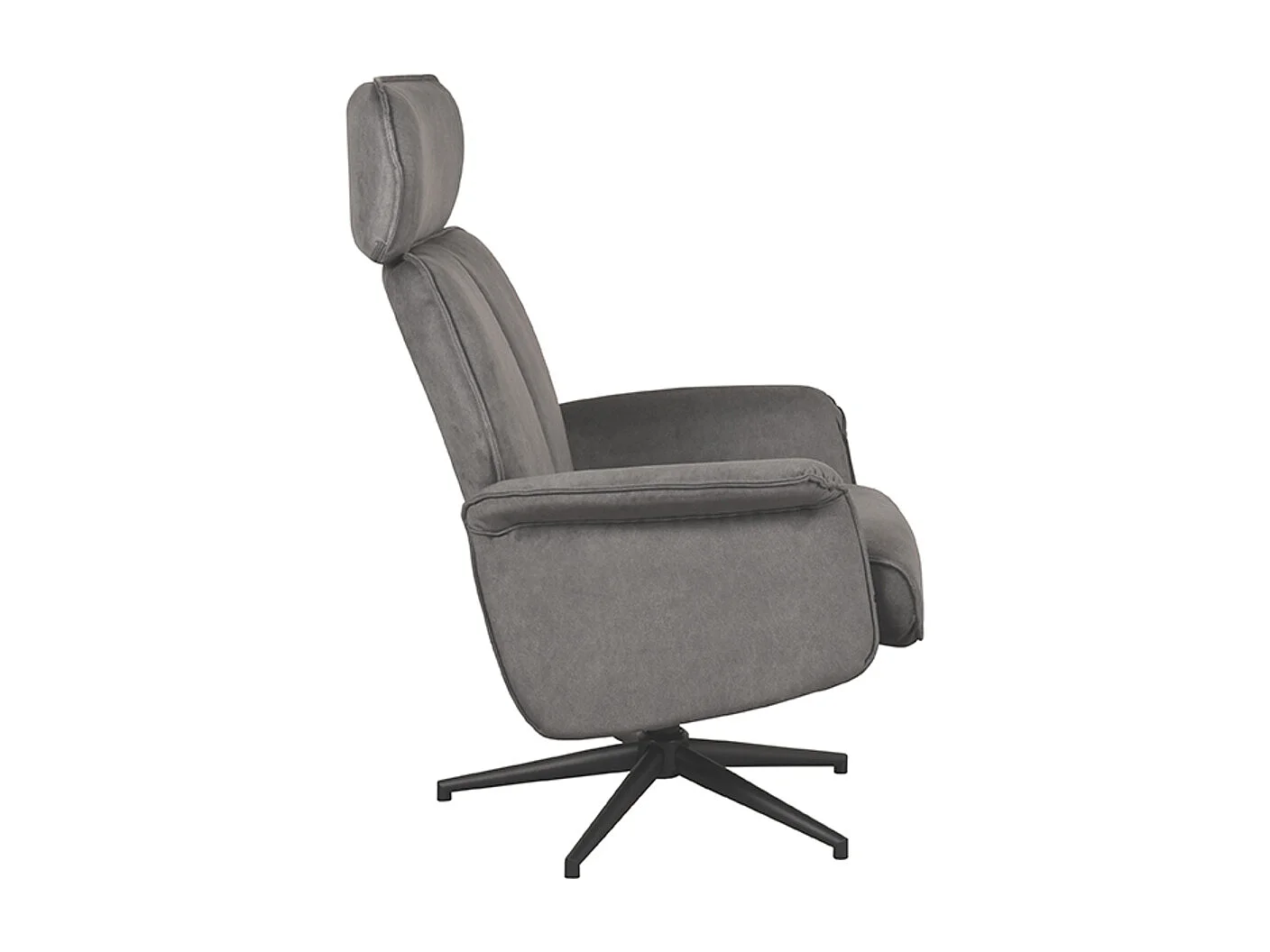 Fauteuil Verdal - Anthracite - Cosmo - 79x77x109 cm