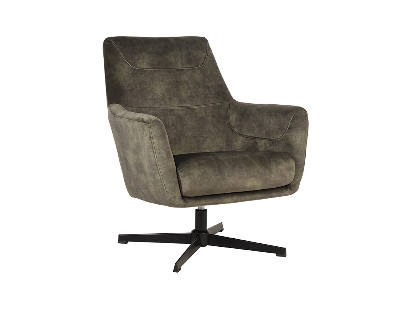 Fauteuil Toby - Hunter - Velours