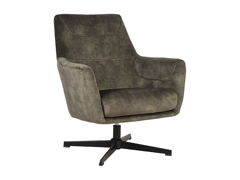 Fauteuil Toby - Hunter - Velours
