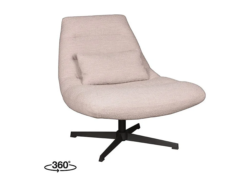 Fauteuil Nox - Naturel - Boucle