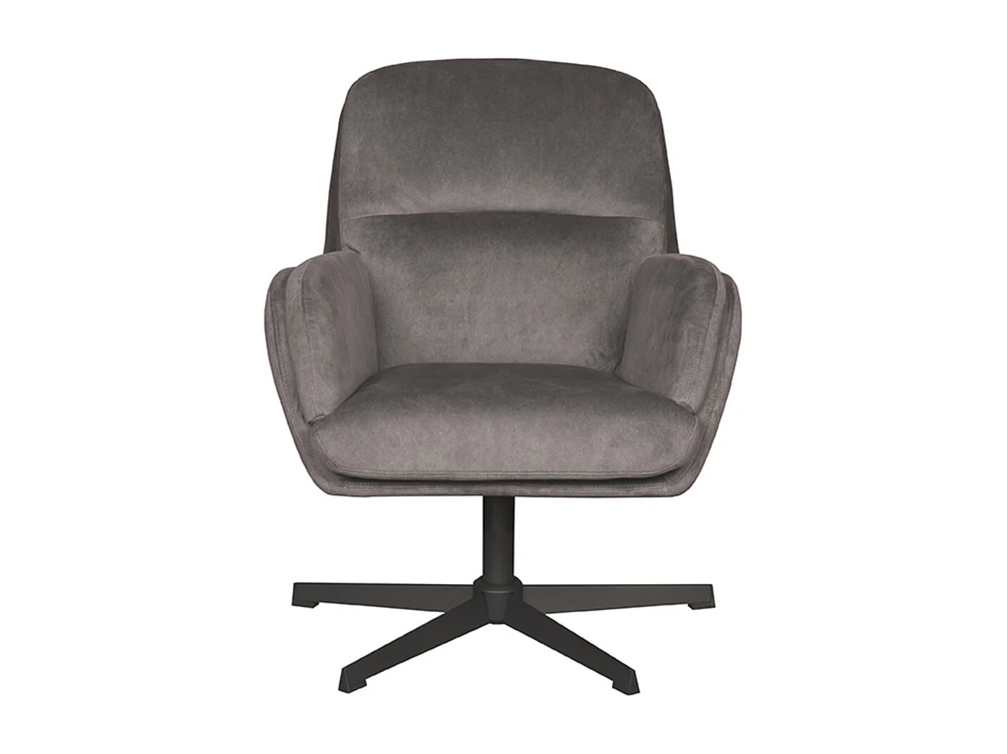 Fauteuil Moss - Anthracite - Cosmo - 77x70x90 cm
