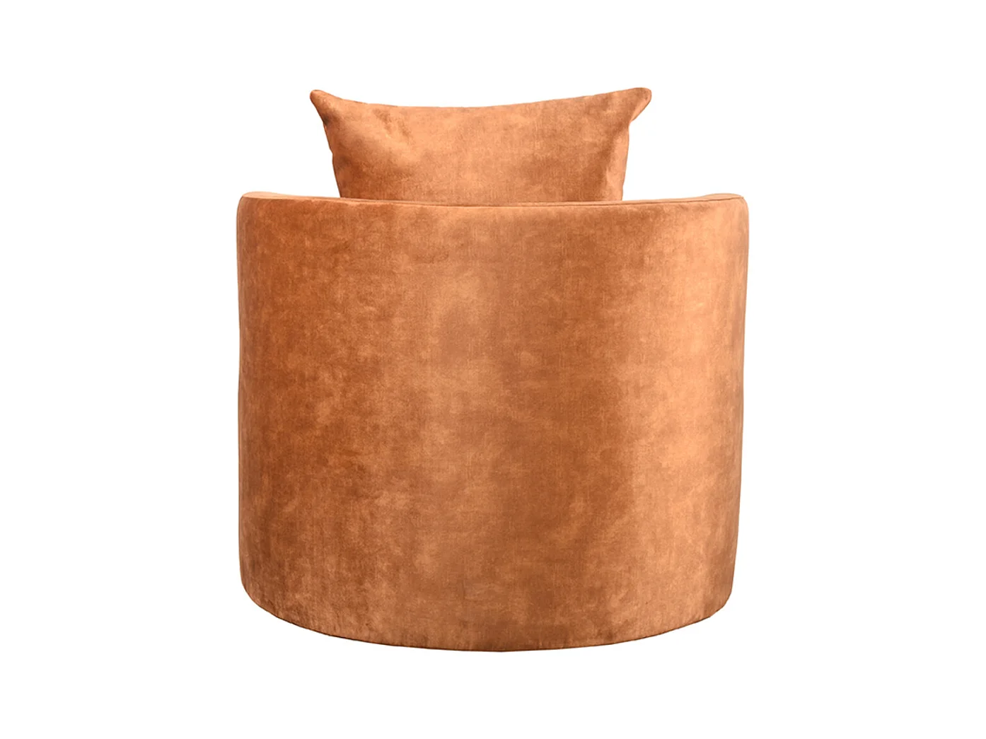 Fauteuil Evy 90x90x75 cm - Oker - Velours