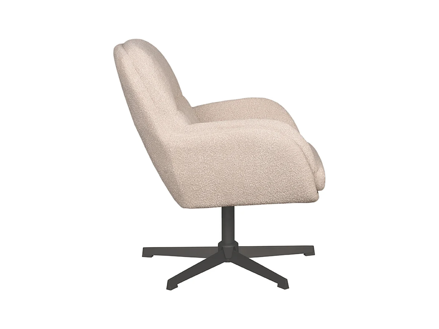 Fauteuil Moss - Naturel - Boucle