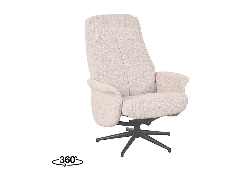 Fauteuil Bergen - Naturel - Boucle