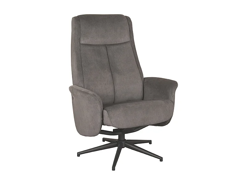 Fauteuil Bergen - Antraciet - Cosmo - 76x77x105 cm