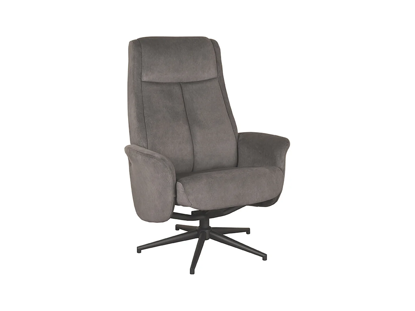 Fauteuil Bergen - Antraciet - Cosmo - 76x77x105 cm