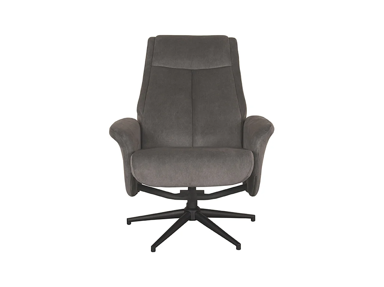 Fauteuil Bergen - Antraciet - Cosmo - 76x77x105 cm