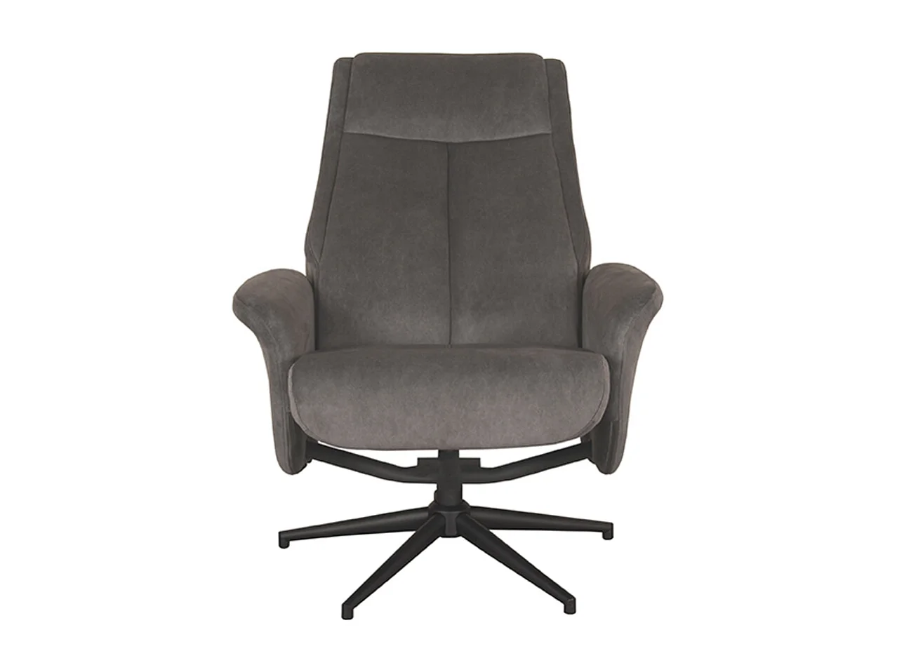 Fauteuil Bergen - Anthracite - Cosmo - 76x77x105 cm