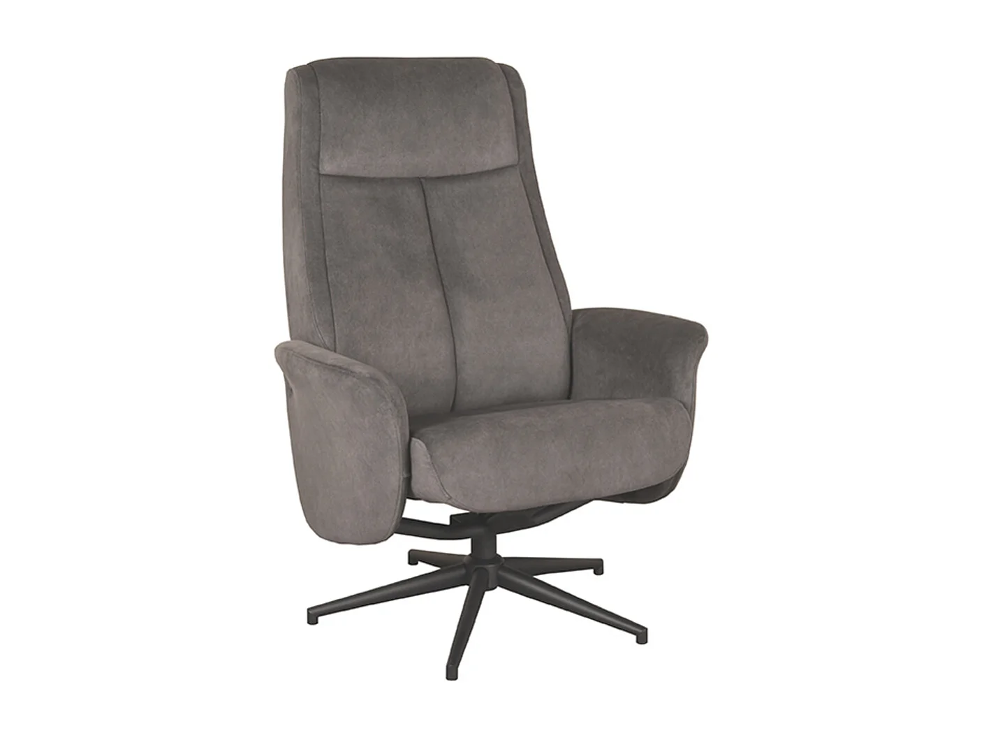 Fauteuil Bergen - Anthracite - Cosmo - 76x77x105 cm
