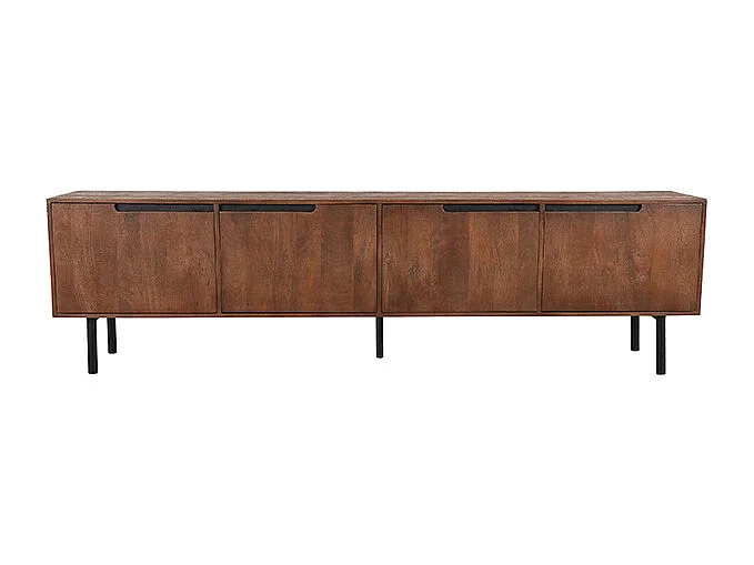 TV-Schrank Rio 220x40x60 cm - Espresso - Mangoholz