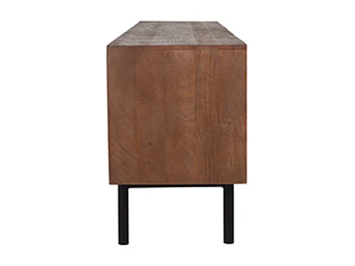 TV-Schrank Rio 220x40x60 cm - Espresso - Mangoholz