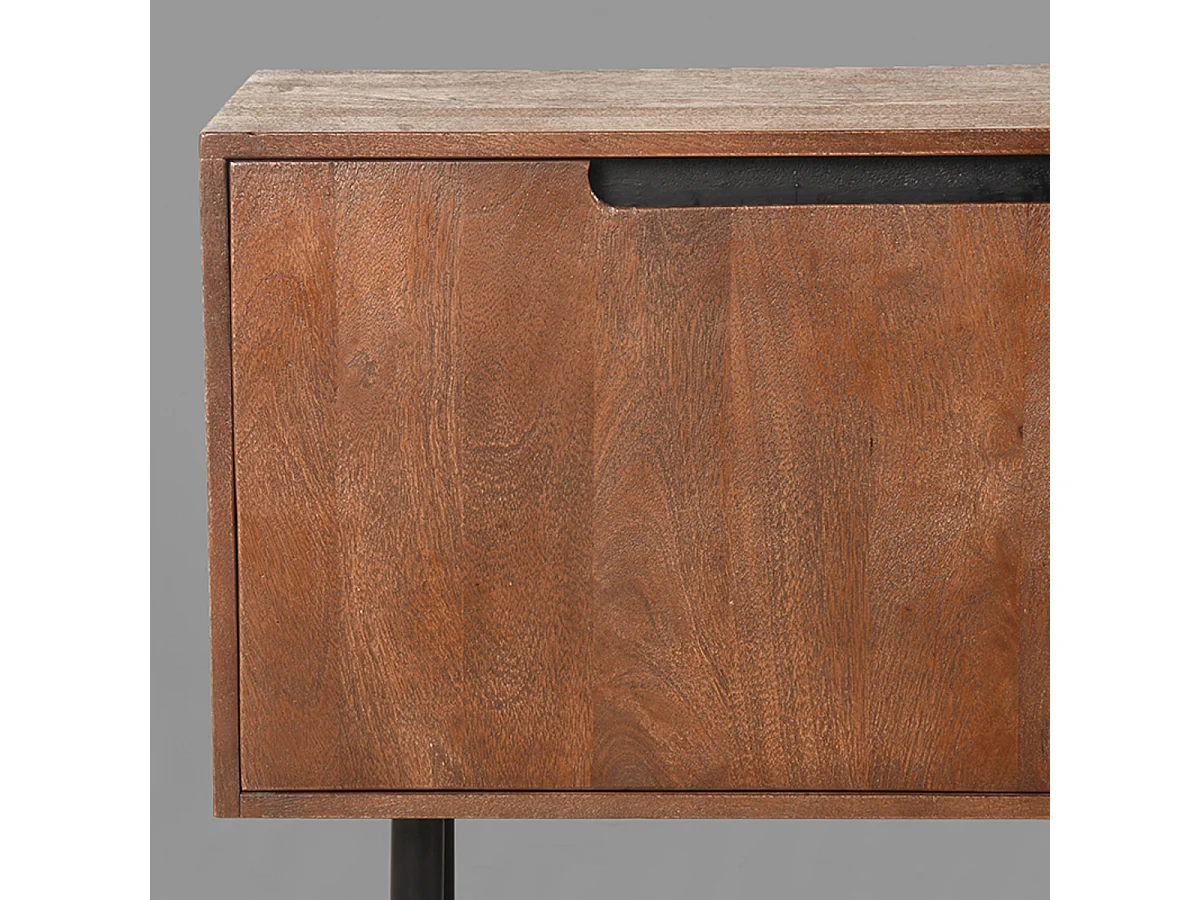 TV-Schrank Rio 220x40x60 cm - Espresso - Mangoholz