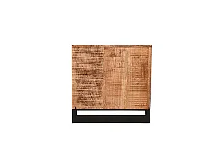 Meuble TV Glasgow - Brut - Bois de manguier - 160 cm