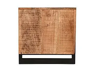 Meuble TV Glasgow - Brut - Bois de manguier - 160 cm