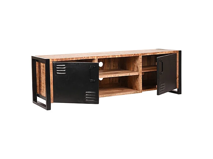 TV-Schrank Brüssel - Natur - Mangoholz - 160 cm