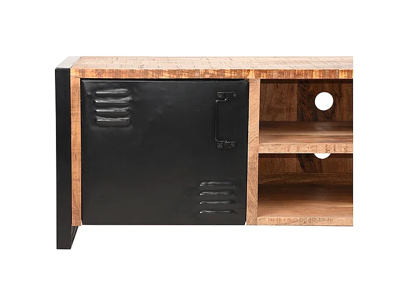 TV-Schrank Brüssel - Natur - Mangoholz - 160 cm